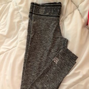 VS PINK gray leggings